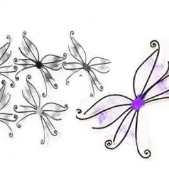 Schmetterlingsflügel Violett