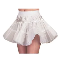 Weißer Steifer 50s Petticoat