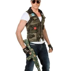 Kostüm-Weste Army Mit Kappe