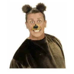 Haarreif Mit Bärenohren -Kostümzubehör Verkaufsladen baeren ohren aus pluesch haarreif mit baerenohren teddybearohren aus pluesch bild3 22904