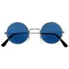 Blaue 70er Sonnenbrille -Kostümzubehör Verkaufsladen blaue 7oer jahre sonnenbrille hippie sonnebrille karnevals brille 17261 001