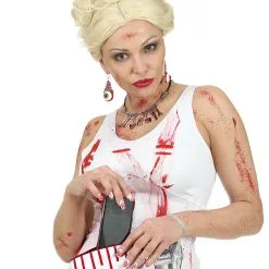 Große Spritzen Handtasche -Kostümzubehör Verkaufsladen blutige spritze handtasche grosse spritzen handtasche bloody syringe hand bag kostuemzubehoer halloween handtasche 36998 03 1