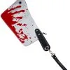 Blutiges Beil Handtasche -Kostümzubehör Verkaufsladen blutiges beil handtasche blutiges metztgerbeil handtasche bloody meat cleaver handbag 36560 01