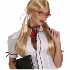 Brille 60er Retro Look Rot