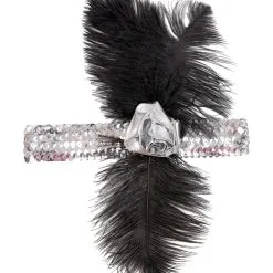 Flapper Stirnband -Kostümzubehör Verkaufsladen charleston stirnband flapper kopfschmuck 20er jahre verkleidungs accessoires 20s kostuem zubehoer 8801955 2