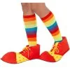 Rot-gelbe Clown Schuhe -Kostümzubehör Verkaufsladen clown schuhe rot gelb horror clown schuh ueberzieher spassmacher verkleidungs accessoires 35803