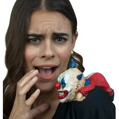 Dammy Horrorclown Kumpel Für Die Schulter -Kostümzubehör Verkaufsladen damm the clown buddy fuer die schulter dammy horrorclown shoulder buddy halloween kostuemzubehoer 51833