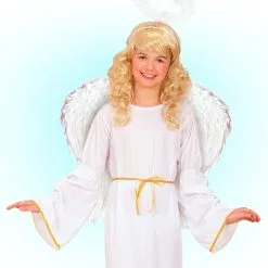 Weiße Engelsflügel Mit Federn 51x46cm -Kostümzubehör Verkaufsladen engelsfluegel mit weissen federn white angel wings kostuemfluegel und zuebehoer 52424 2