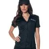 FBI Kostüm Shirt Für Damen -Kostümzubehör Verkaufsladen fbi kostuem bluse uniformkostuem berufskostuem fbi costume shirt 31495