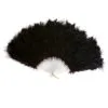 Federfächer Schwarz -Kostümzubehör Verkaufsladen federfaecher schwarz handfaecher faecher aus schwarzen federn puschel faecher feather fan black 8800516 1