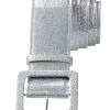 Glitzergürtel Mit Silber Glitter -Kostümzubehör Verkaufsladen glitzer guertel mit silber glitter guertel aus vinyl silber kostuemguertel als zubehoer 22893 01