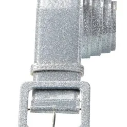 Glitzergürtel Mit Silber Glitter
