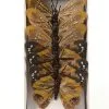 Braune Schmetterling Mit Glitzer 6 St. -Kostümzubehör Verkaufsladen glitzerschmetterling als kostuem accessoire braune schmetterlinge mit glittereffekt 24533