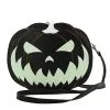 Jack O'Lantern Glow In The Dark Handtasche -Kostümzubehör Verkaufsladen glow in the dark jack o lantern kuerbis handtasche jack o lantern cross body bag halloween und horror merchandise 53444