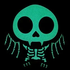 Skelett Fledermaus Handtasche "Glow In The Dark" -Kostümzubehör Verkaufsladen glow on the dark skelett fledermaus handtasche skeleton bat shoulder bag 53445 4