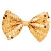 Pailletten-Fliege Gold -Kostümzubehör Verkaufsladen goldene fliege aus pailletten goldene pailletten fliege golden tie bow 29360 01