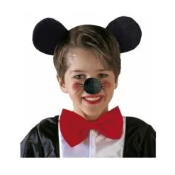 Schwarze Mäuse Ohren Mit Haarreif -Kostümzubehör Verkaufsladen haarreif mit maeuseohren maeuschen ohren mit haarreif bild4 22864