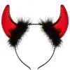 Haarreif Mit Teufelshörnern -Kostümzubehör Verkaufsladen haarreif mit teufelshoernern haarreif teufelchen mit hoernern 12546 01