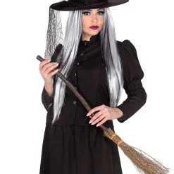 Hexen-Besen Klein Ca. 87 Cm -Kostümzubehör Verkaufsladen halloween hexenbesen hexenbesen als kostuemzubehoer witchs broom 27000 02