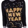 Happy New Year Pulli -Kostümzubehör Verkaufsladen happy new year pullover silvester pullover happy new year sweater uggly christmas sweater 39037 01