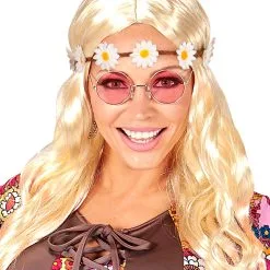 60´s Blumen Haarband -Kostümzubehör Verkaufsladen hippie blumenhaarband flowerpower stirnband 27020 03