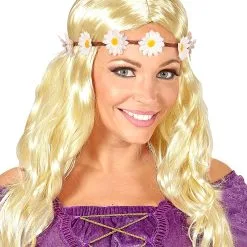 60´s Blumen Haarband -Kostümzubehör Verkaufsladen hippie blumenhaarband flowerpower stirnband 27020 04