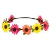 Hippie Blumen Haarband -Kostümzubehör Verkaufsladen hippie haarband mit blumen haarband mit bluemchen 29554 01