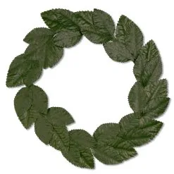 Grüner Lorbeerkranz Kopfschmuck