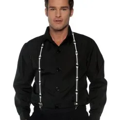 Hosenträger Mit Knochen Print