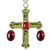 Kardinal Schmuck Set 3-teilig -Kostümzubehör Verkaufsladen kardinal set 3teilig kostuemschmuck papstkette mit papstring und kreuz 20166 1