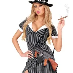 Maschinenpistole Handtasche -Kostümzubehör Verkaufsladen maschinengewehr handtasche maschinenpistole handtasche tommy gun handbag 20er jahre kostuemzubehoer 36721 03 1