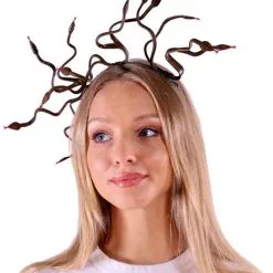 Medusa Haarreif Mit Schlangen -Kostümzubehör Verkaufsladen medusa kopfschmuck mit schlangen medusa headband with snakes cosplay kostuemzubehoer 50520 03