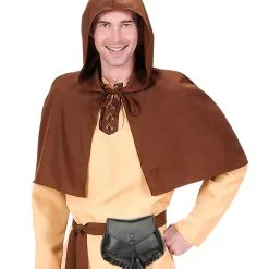 Gürteltasche Aus Kunstleder Schwarz