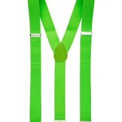 Neongrüne Hosenträger