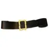 Santa Claus Gürtel Schwarz/gold -Kostümzubehör Verkaufsladen nikolaus guertel schwarz gold weihnachtsmann kostuem zuebehoer 22733