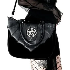 Fledermaus Handtasche Ominous -Kostümzubehör Verkaufsladen ominous fledermaus handtasche ominous bat handbag gothic handtasche gothic purse 54549 05