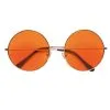 Orange 70er Sonnenbrille -Kostümzubehör Verkaufsladen orange 70er sonnenbrille flower power sonnenbrille blumenkinder sonnenbrille hippie nickel sonnenbrille orange 70is sunglasses 17265 1