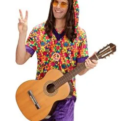 Orange 70er Sonnenbrille -Kostümzubehör Verkaufsladen orange 70er sonnenbrille flower power sonnenbrille blumenkinder sonnenbrille hippie nickel sonnenbrille orange 70is sunglasses 17265 4