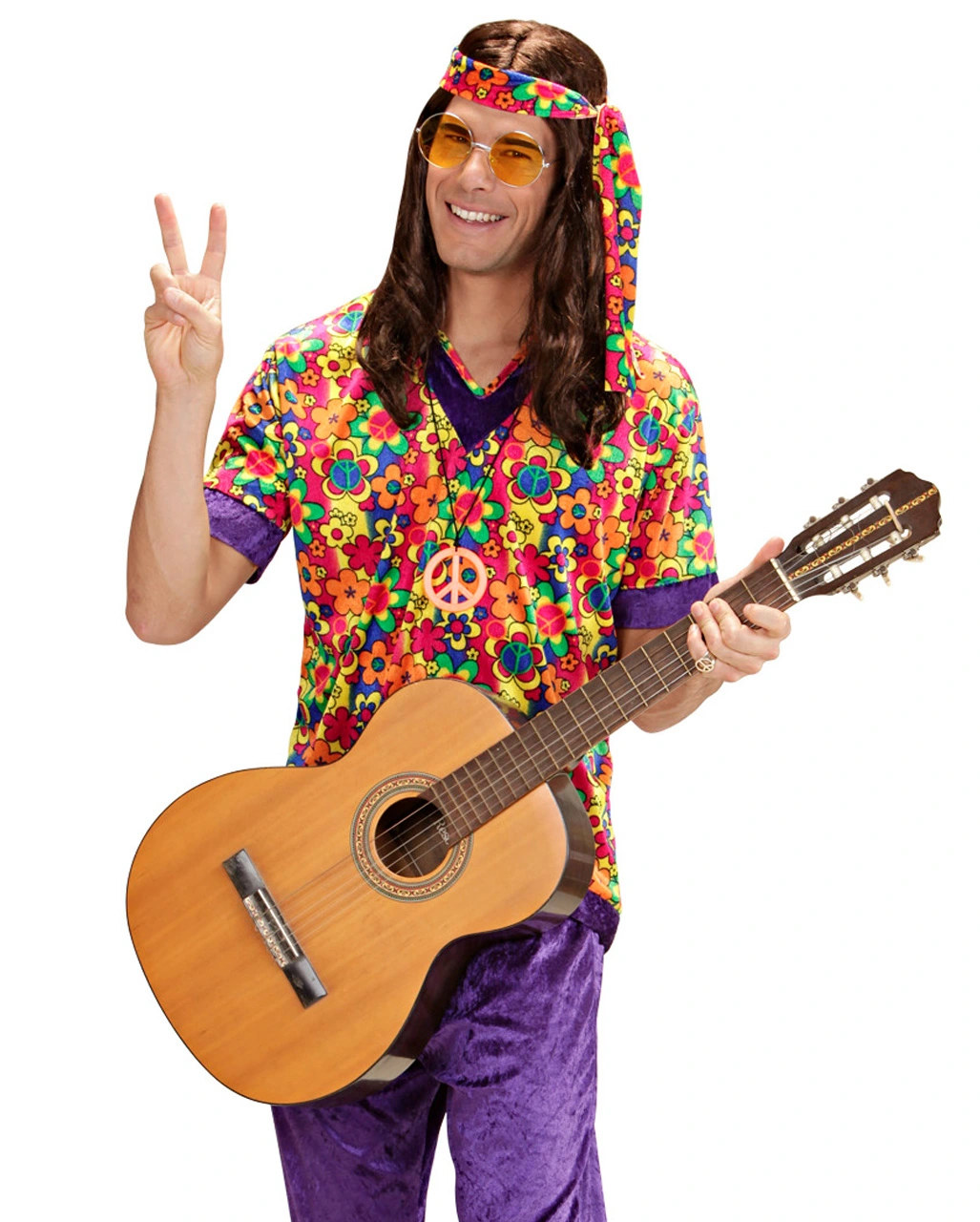 Orange 70er Sonnenbrille – Bild 4