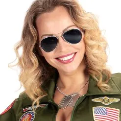 Polizei / Pilotenbrille 9 Polizei / Pilotenbrille -Kostümzubehör Verkaufsladen pilotenbrille polizeibrille spiegelbrille flieger brille aviator brille kostuem brille 17211 002