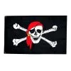 Piratenfahne Mit Totenkopf 130x80 Cm -Kostümzubehör Verkaufsladen piraten fahne mit totenkopf skull flag totenkopf fahne pirate flag with skull 18018 011