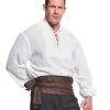 Seeräuber Kostüm Hemd Weiß -Kostümzubehör Verkaufsladen piraten hemd piraten verkleidung halloween kostuem karneval kostuem piraten oberteil 26875 2