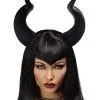 Dunkle Märchenhexe Hörner -Kostümzubehör Verkaufsladen queen ficent hoerner maleficent kopfschmuck die dunkle fee kostuem zubehoer meleficent accessoires 28047