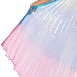 Regenbogenfarbene Isis Flügel -Kostümzubehör Verkaufsladen regenbogen xxl fluegel rainbow wings with support sticks riesen fluegel als kostuemzubehoer stelzenlaeufer fluegel 29157 4