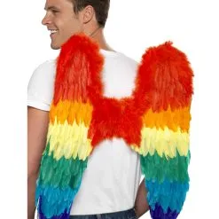 Große Rainbow Flügel -Kostümzubehör Verkaufsladen regenbogenfluegel rainbow wings gay pride partyzuebehoer bild3 28232