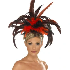 Revue Girl Haarreif Mit Federn