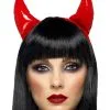 Lack Teufelshörner Rot -Kostümzubehör Verkaufsladen rote taufelshoerner aus lackleder rote teufelshoerner haarreif devil horns headband 23615 01