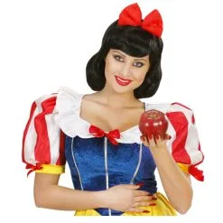 Haarreif Mit Roter Schleife -Kostümzubehör Verkaufsladen rote haarschleife fuer maerchenprinzessin bild3 22966