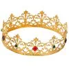 Königliche Krone Mit Farbigen Ziersteinen -Kostümzubehör Verkaufsladen royale koenigskrone mit bunten schmucksteinen 38047