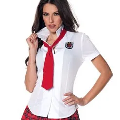 Schulmädchen Kostüm Shirt